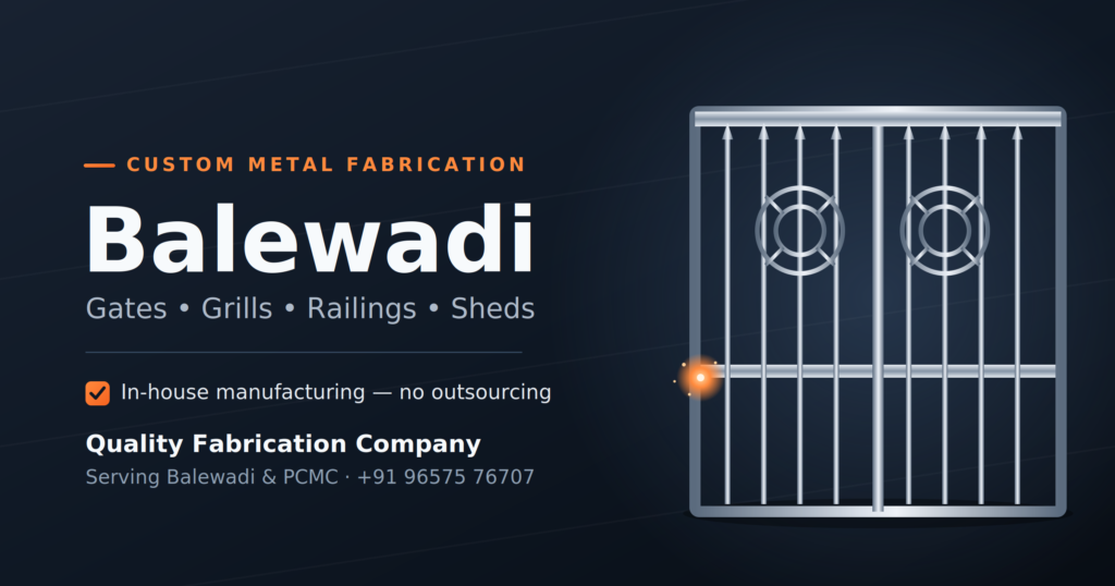 gate grills railings fabrication services in balewadi