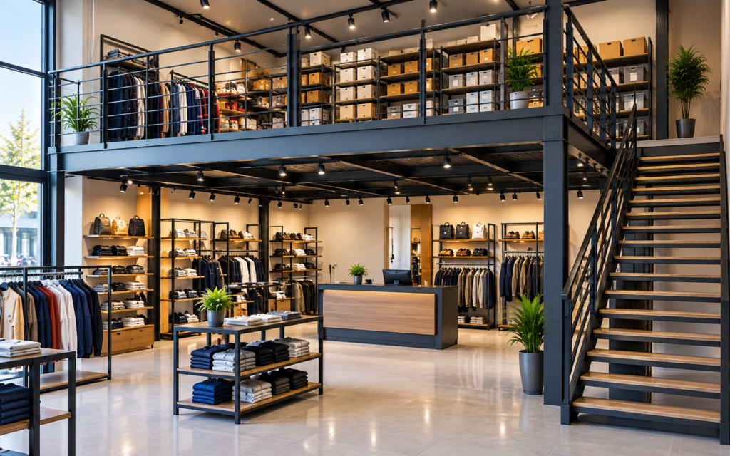 MEZZANINE FLOOR FOR SHOPS AND SHOWROOMS