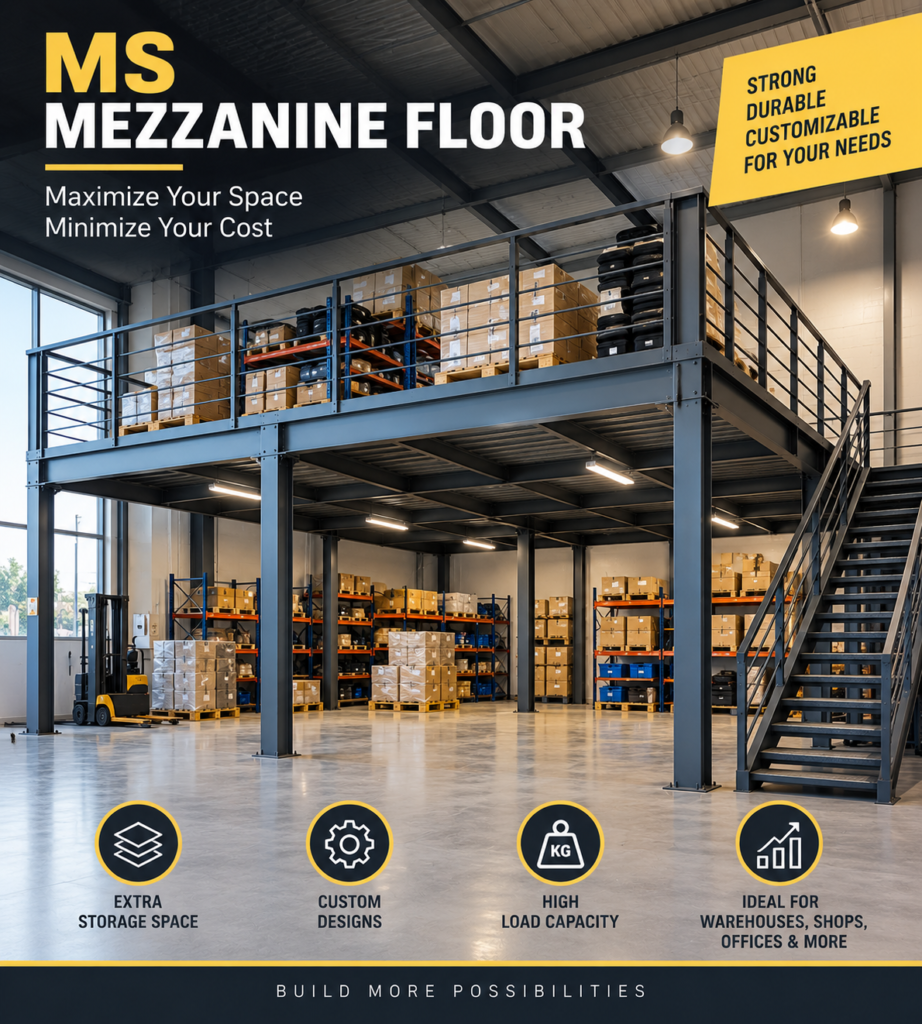 mezzanine floor fabrication services in pcmc pune
