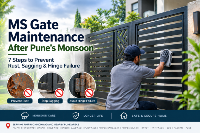 MS Gate maintenance after pune monsoon