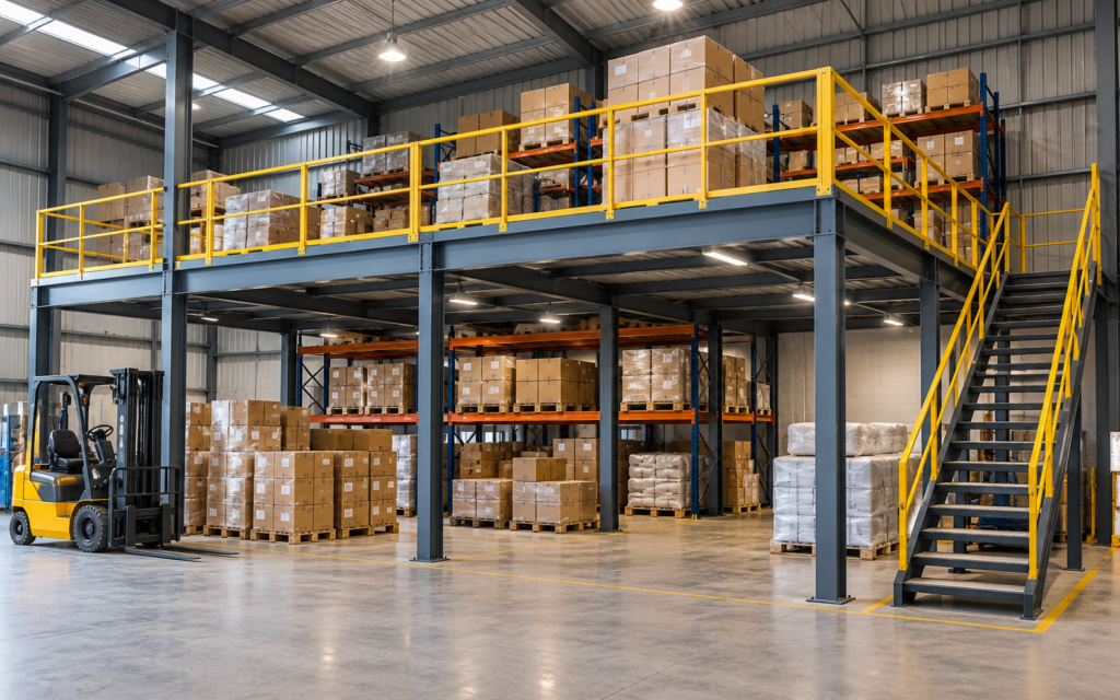 mezzanine floor for Warehouses & godowns